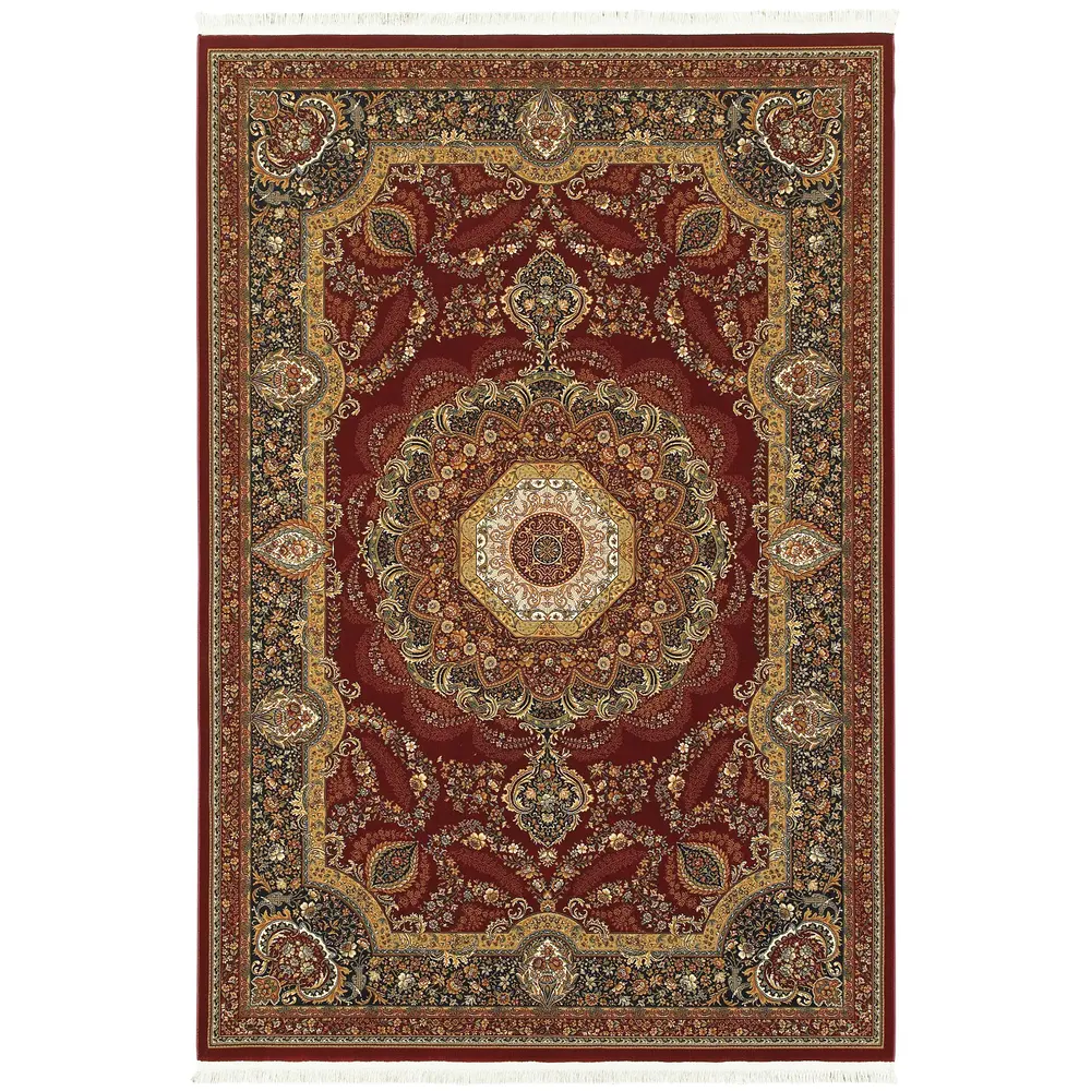 Masterpiece 113R2 Red/ Multi Indoor Area Rug - 9'10