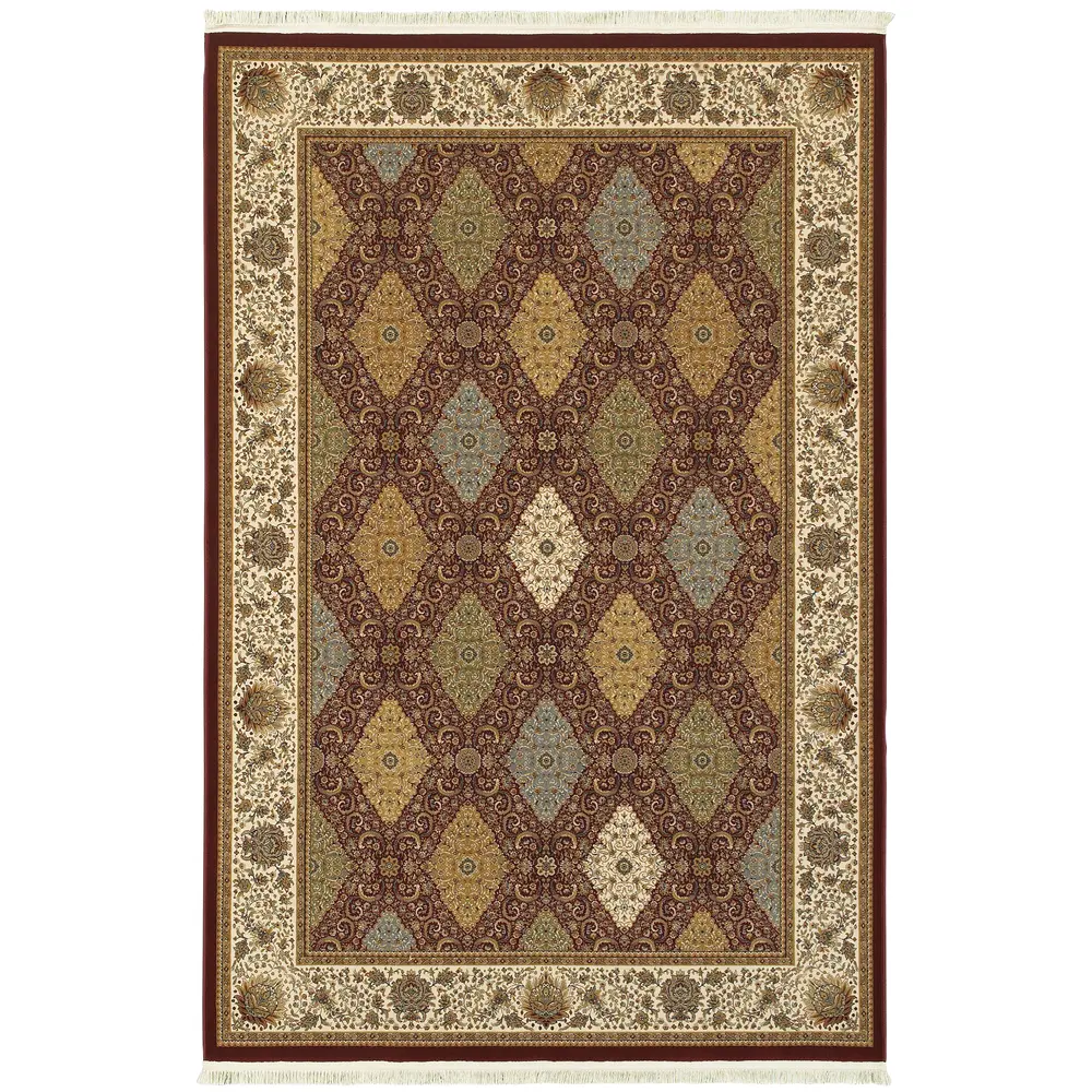 Masterpiece 530M2 Red/ Multi Indoor Area Rug - 7'10