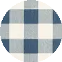 Blue/ Ivory