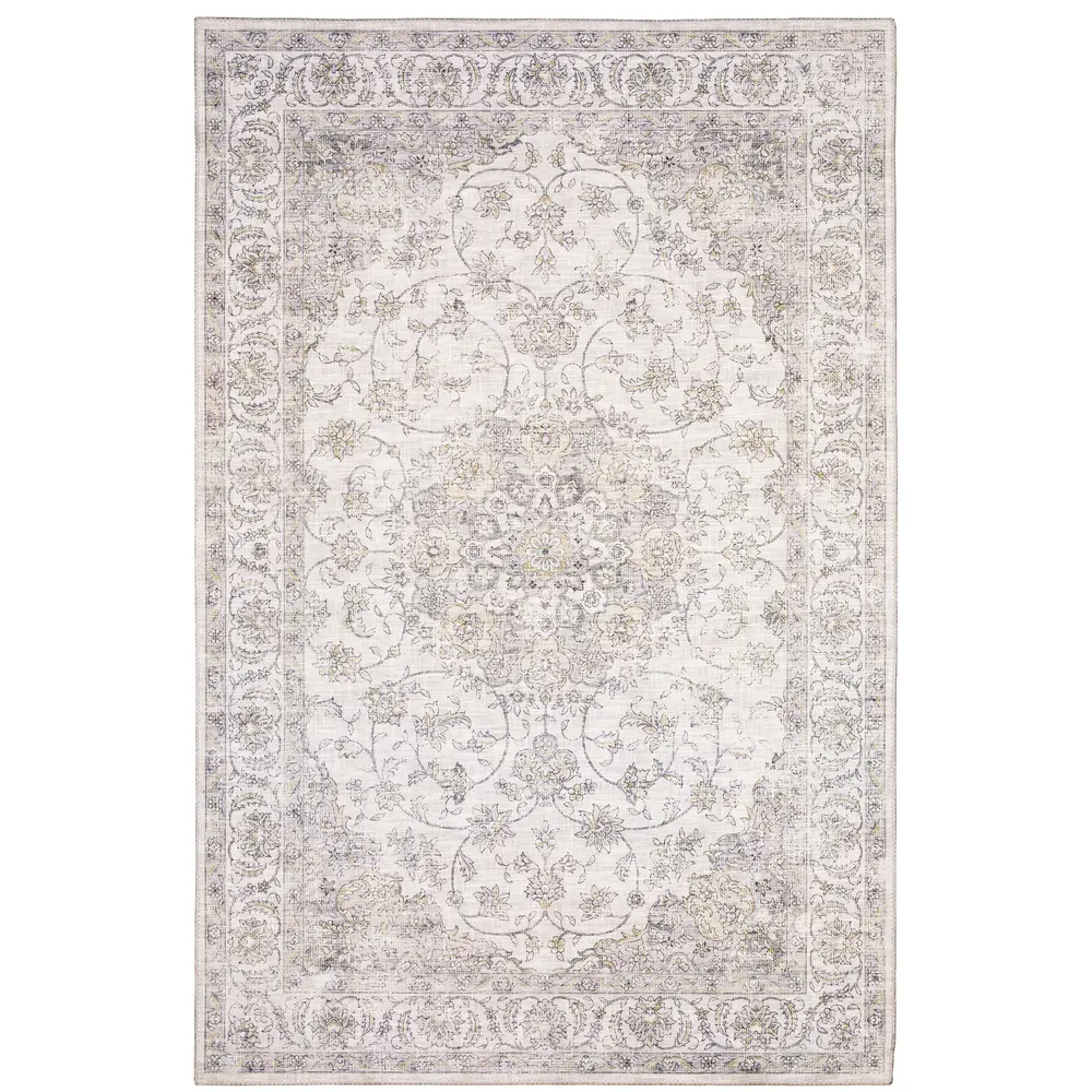 Myers Park MYP01 Beige/ Gold Indoor Area Rug - 7'8