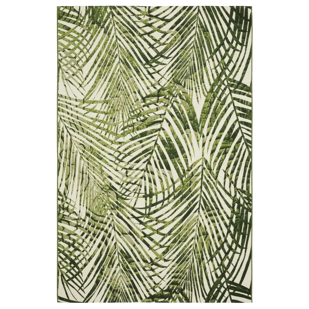 Naples 1572X Green/ Ivory Indoor/Outdoor Area Rug - 7'10