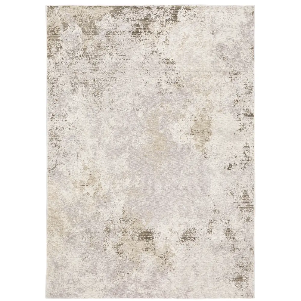 Nebulous 050J9 Ivory/ Beige Indoor Area Rug - 9'10