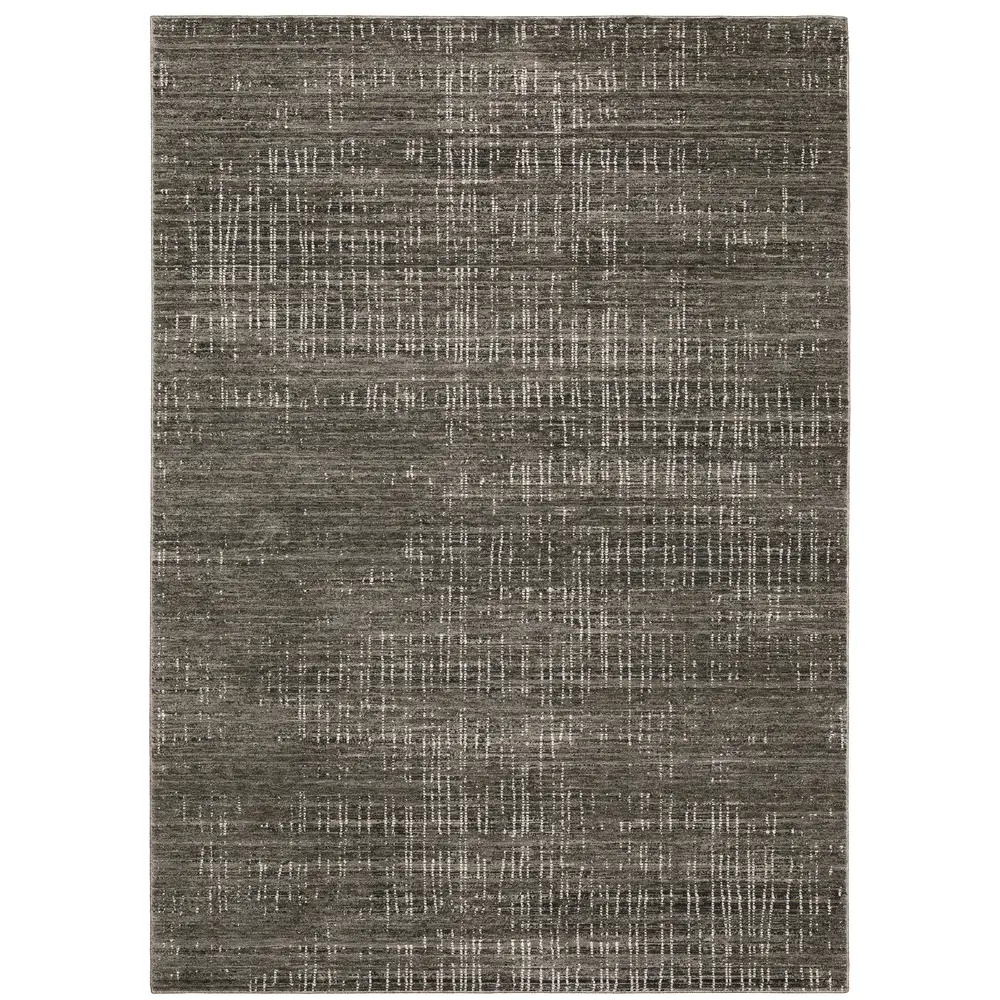 Nebulous 751D9 Charcoal/ Grey Indoor Area Rug - 5'3