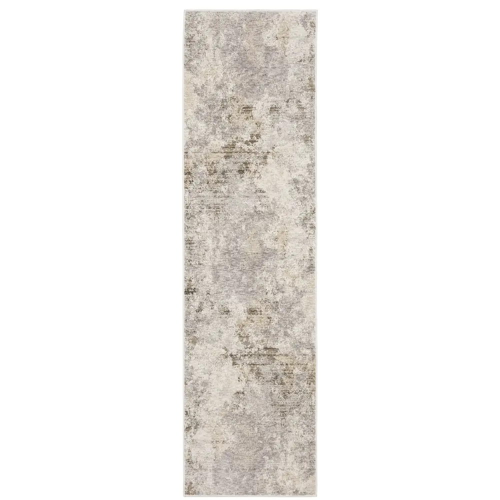 Nebulous 050J9 Ivory/ Beige Indoor Area Rug - 2'3