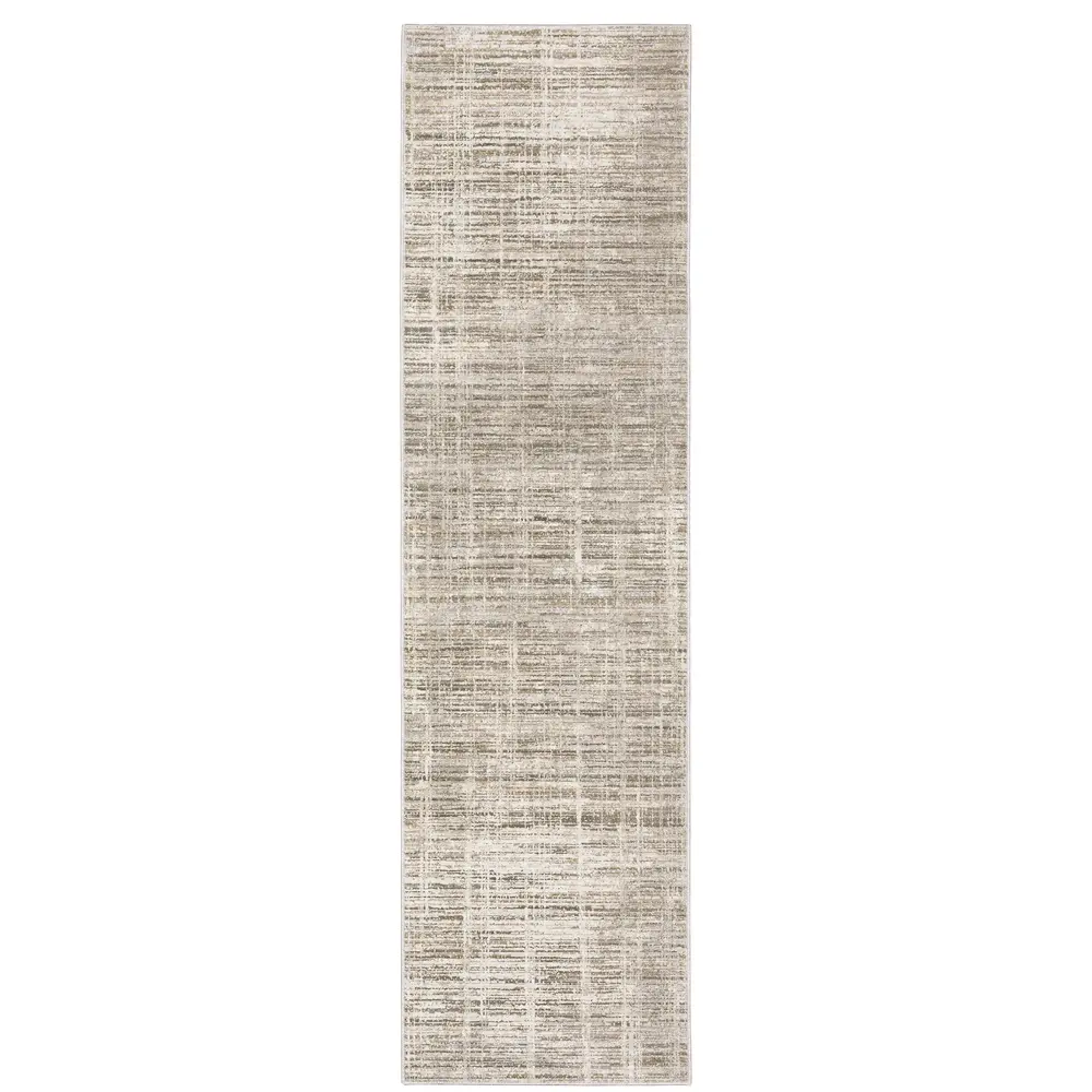 Nebulous 071E9 Beige/ Ivory Indoor Area Rug - 2'3