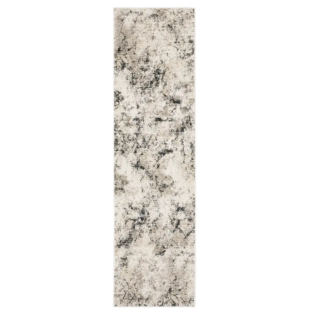 Nebulous 561E9 Ivory/ Grey Indoor Area Rug - 2'3