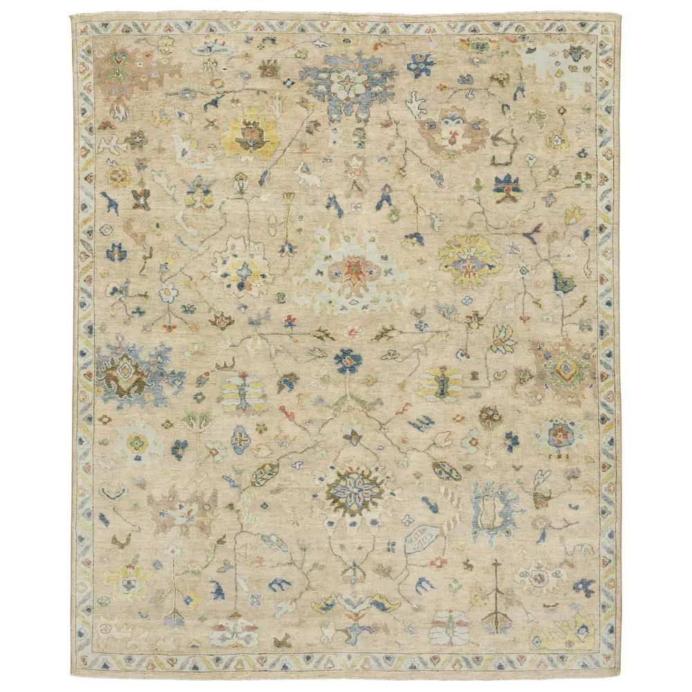 Palace 10310 Beige/ Multi Indoor Area Rug - 10' x 14'
