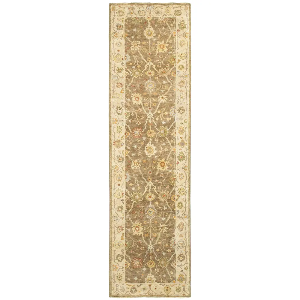 Palace 10302 Brown/ Beige Indoor Area Rug - 2'6