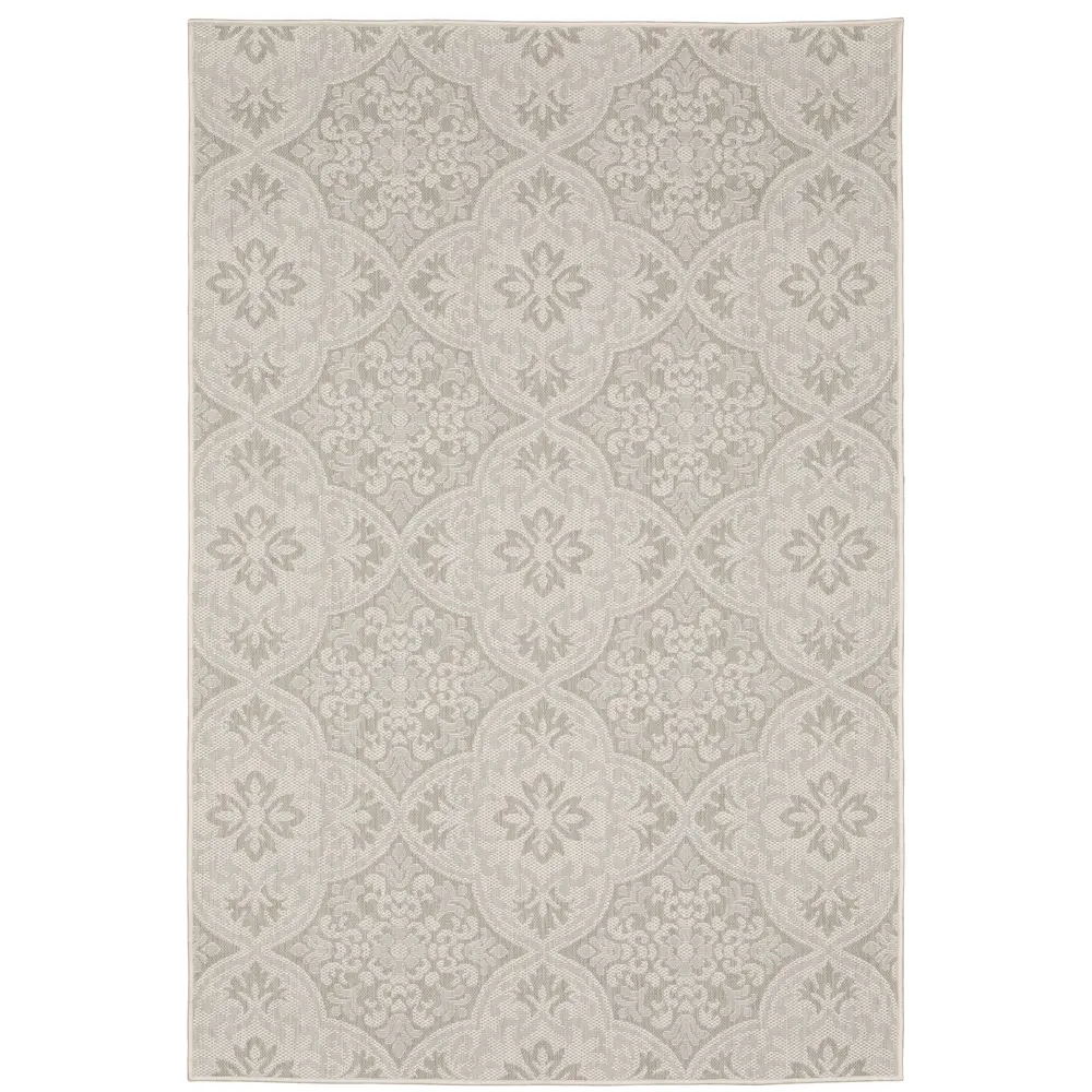 Portofino 2805W Ivory/ Grey Indoor/Outdoor Area Rug - 6'7