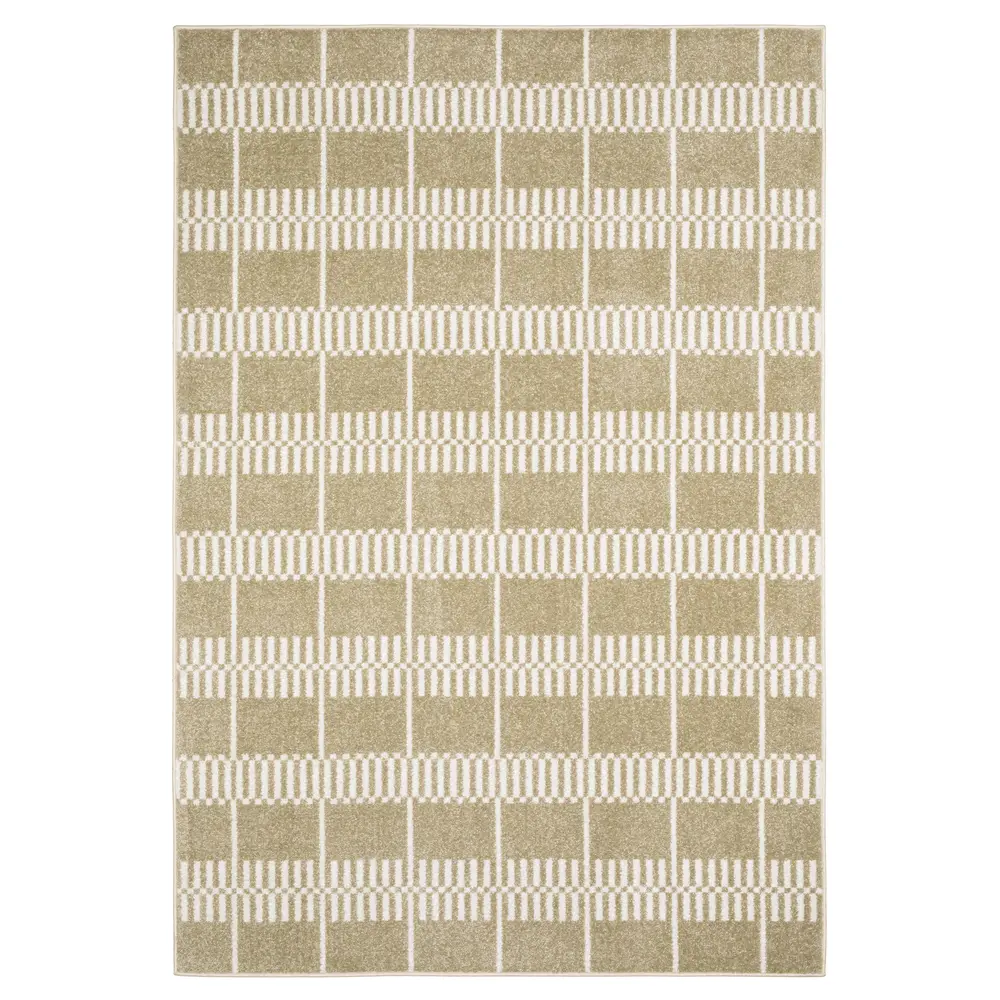 Quinn QUI05 Beige/ Ivory Indoor Area Rug - 7'10