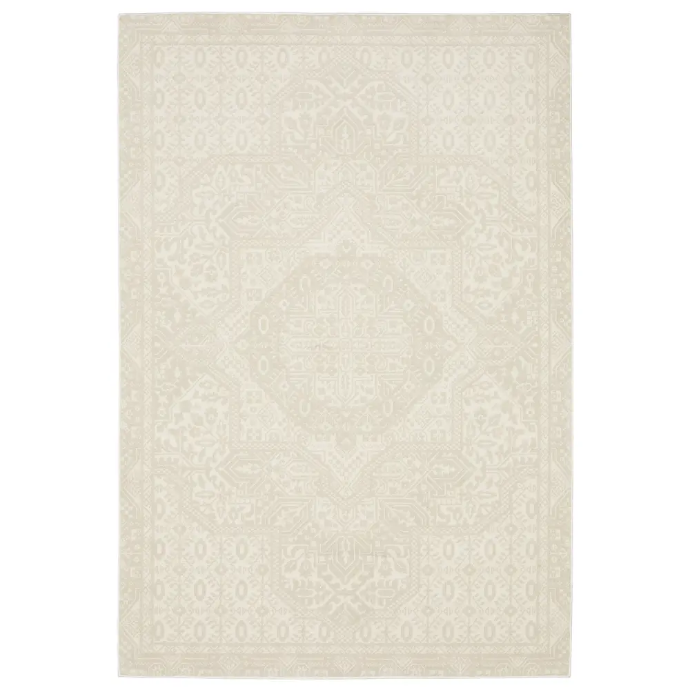 Raylan RAY09 Ivory/ Beige Indoor Area Rug - 3'3