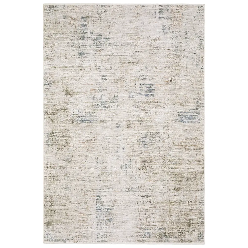 Soho SOH02 Beige/ Grey Indoor Area Rug - 5'3