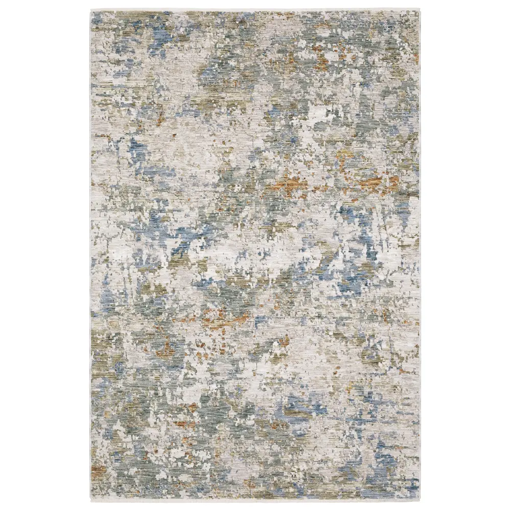 Soho SOH03 Beige/ Multi Indoor Area Rug - 5'3
