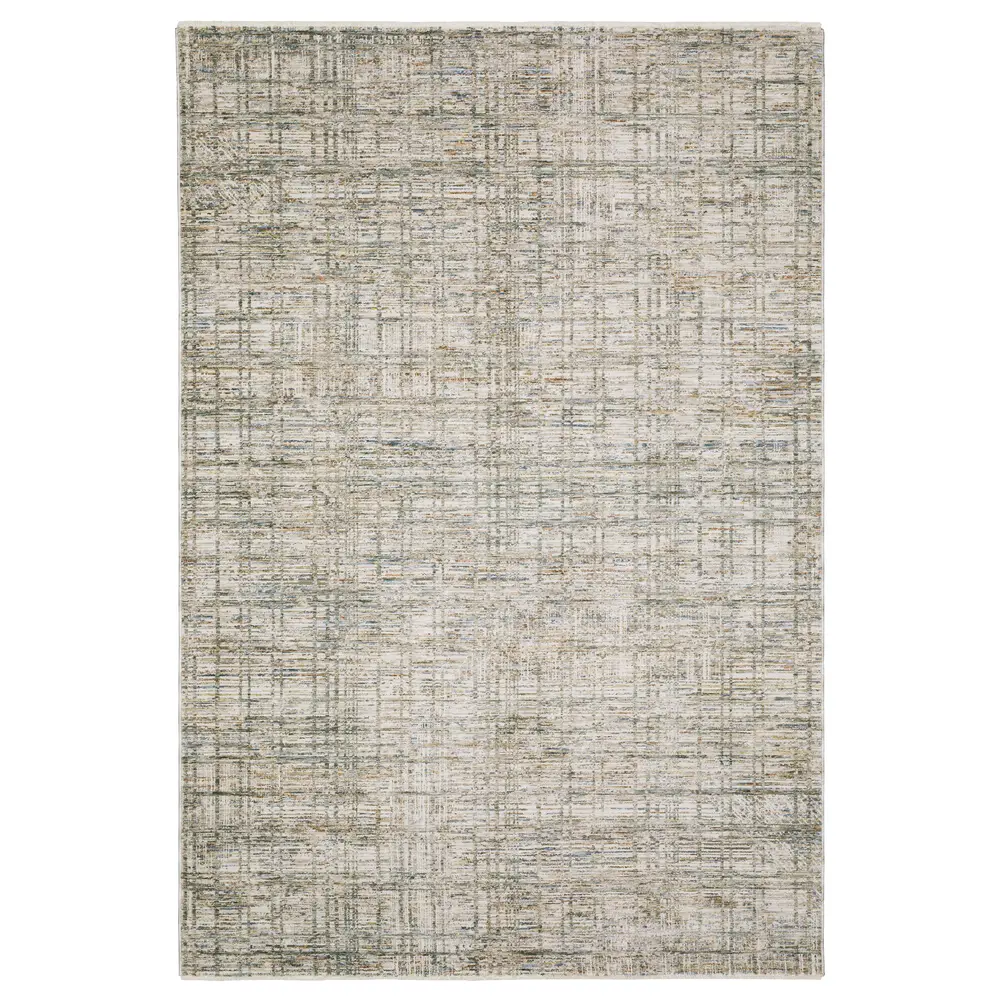 Soho SOH05 Beige/ Multi Indoor Area Rug - 5'3
