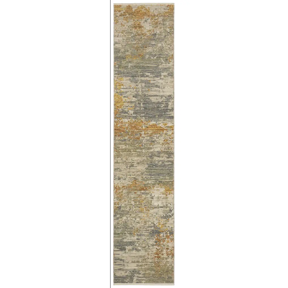 Soleri SOL03 Beige/ Gold Indoor Area Rug - 2'6