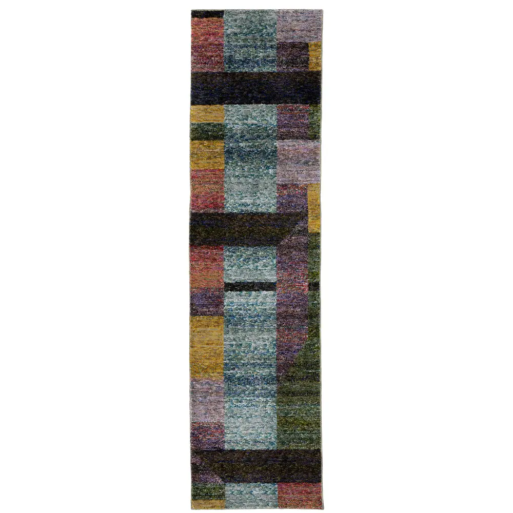 Strada STR04 Multi-colored Indoor Area Rug - 2'3