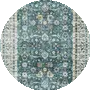 Teal/ Ivory