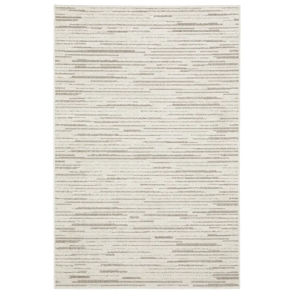 Tangier TAN07 Ivory/ Brown Indoor Area Rug - 9'10