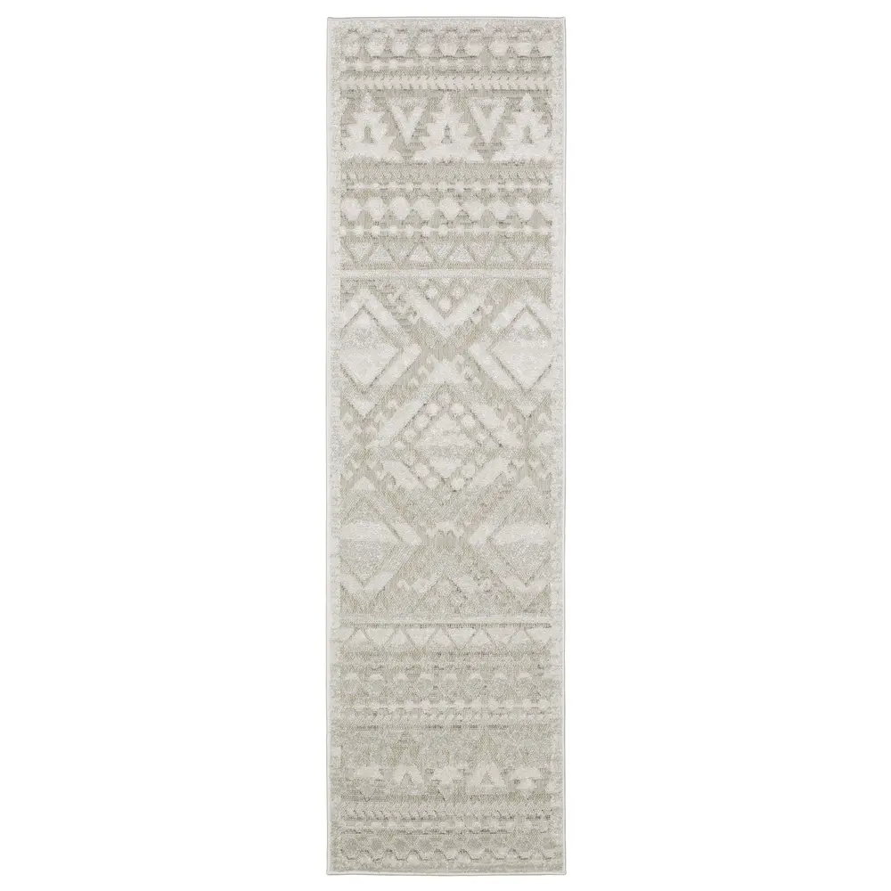 Tangier TAN01 Beige/ Ivory Indoor Area Rug - 2'3
