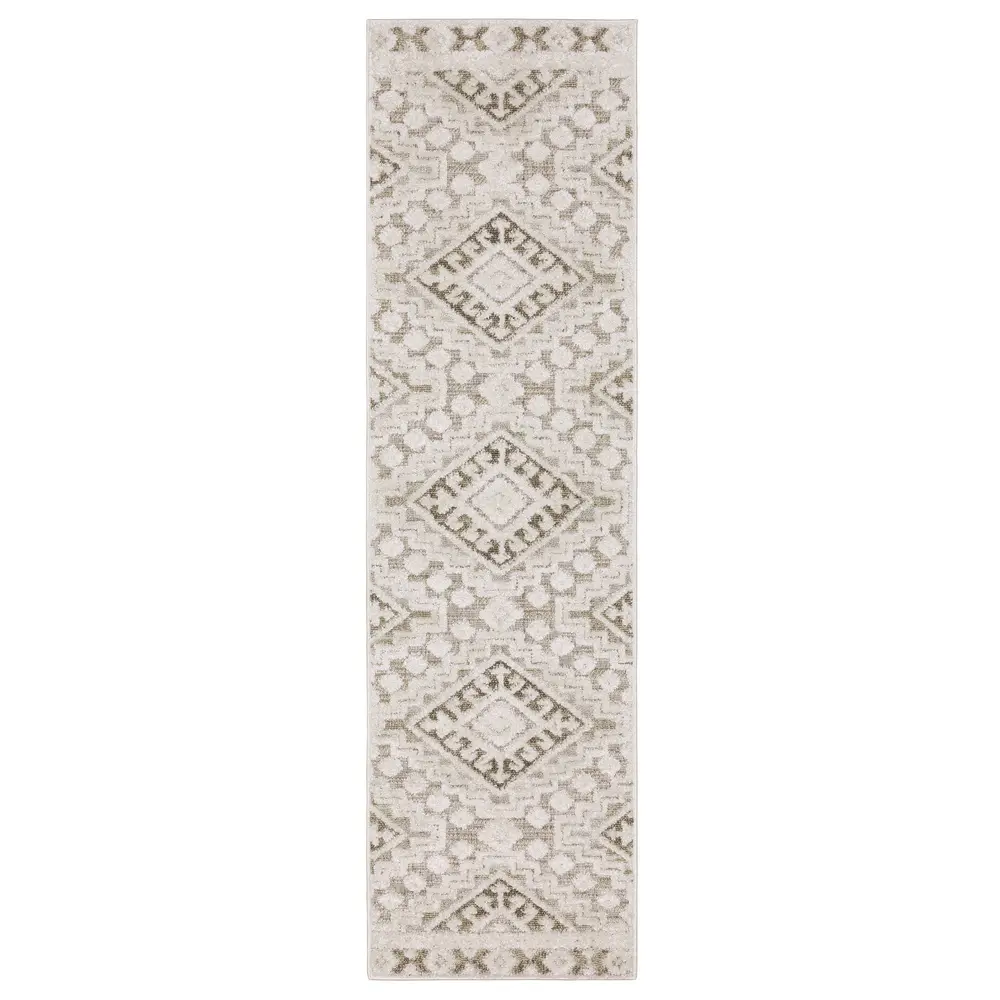 Tangier TAN03 Beige/ Brown Indoor Area Rug - 2'3