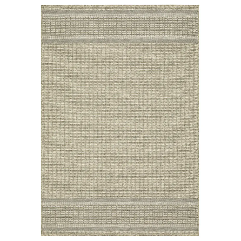 Tortuga TR07A Beige/ Black Indoor/Outdoor Area Rug - 5'3