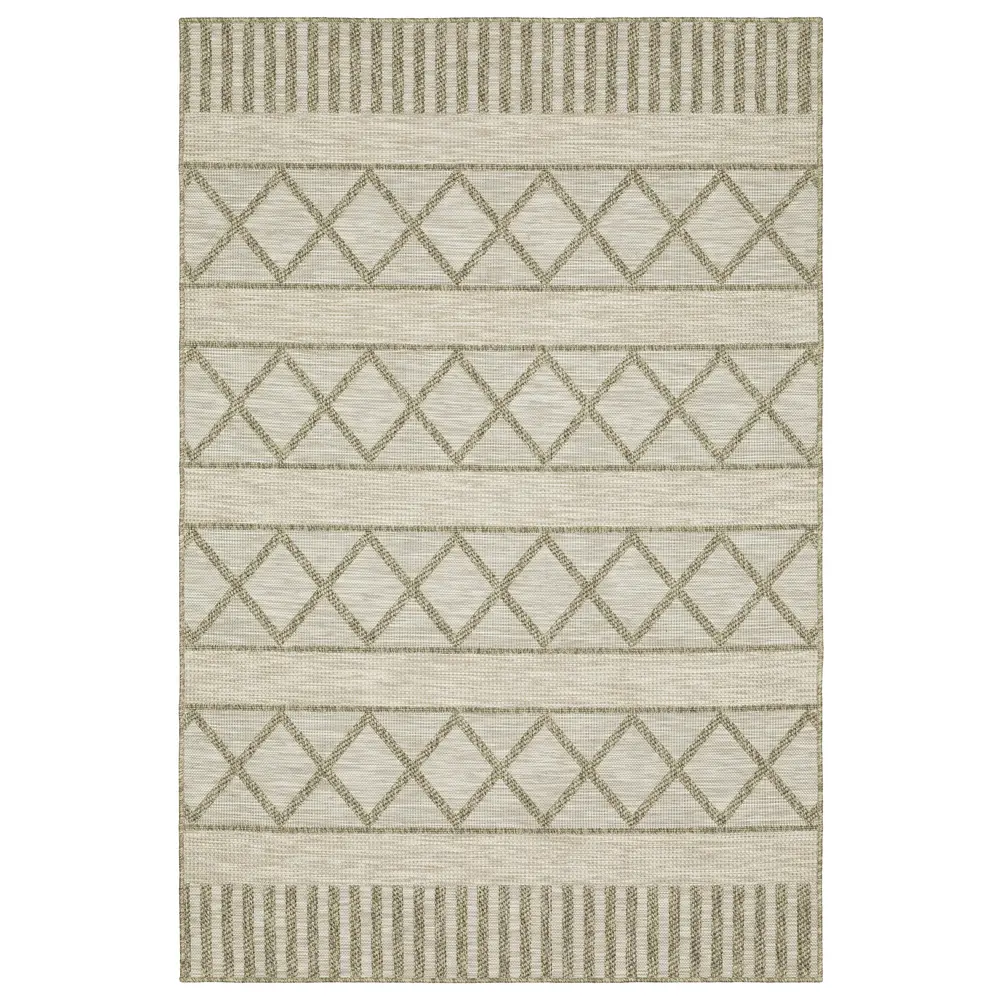 Tortuga TR11A Tan/ Light Brown Indoor/Outdoor Area Rug - 5'3
