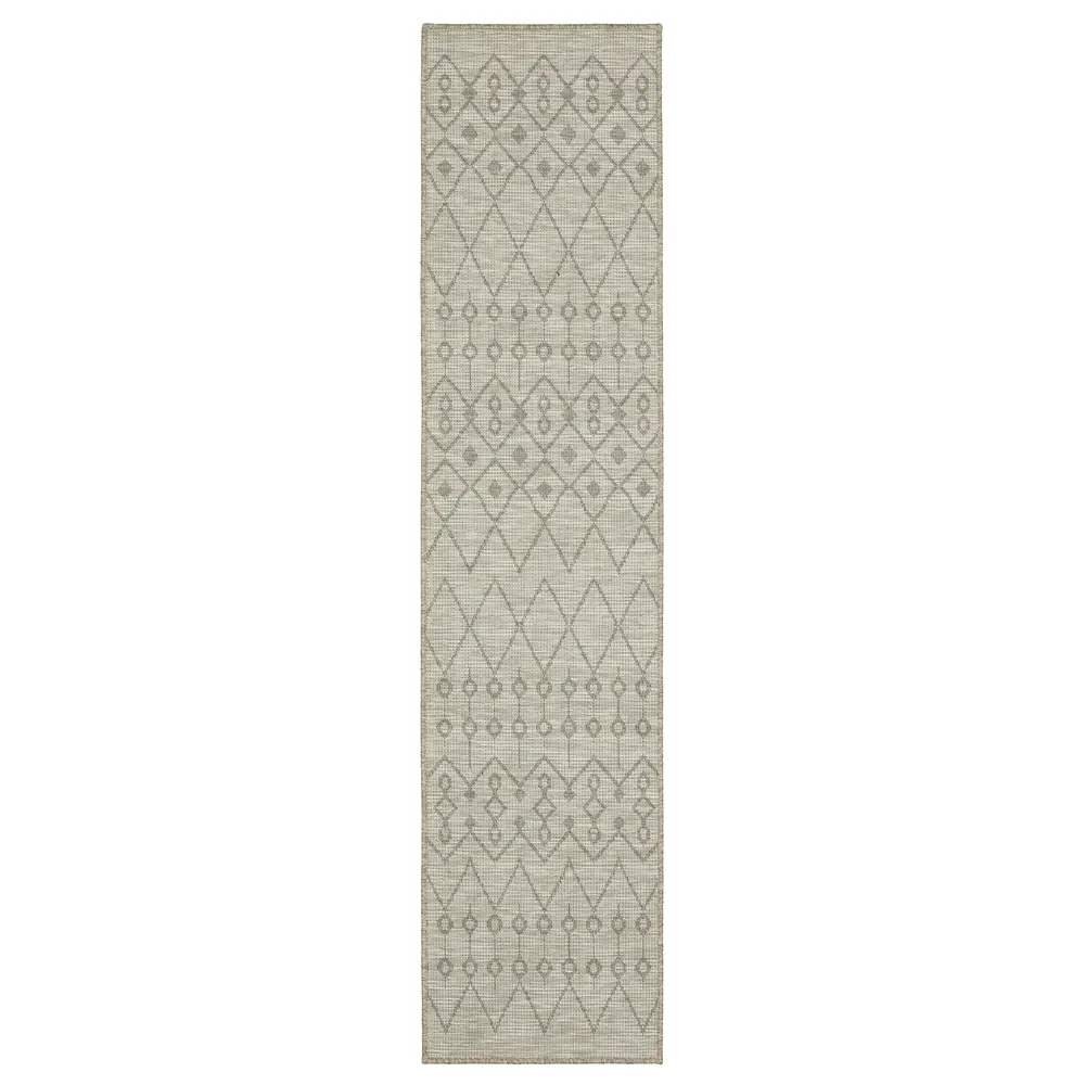Tortuga TR04A Tan/ Black Indoor/Outdoor Area Rug - 1'10