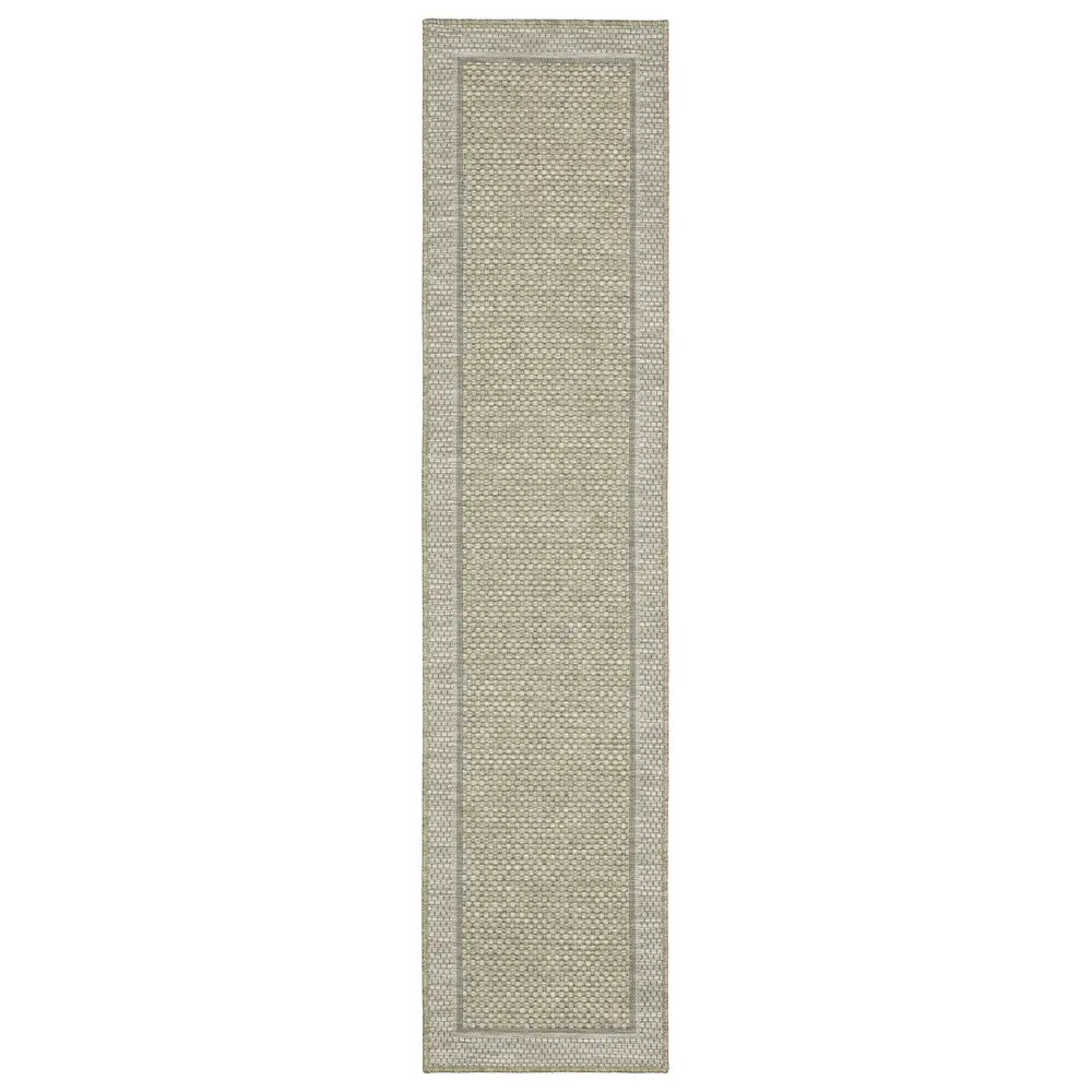 Tortuga TR06A Beige/ Black Indoor/Outdoor Area Rug - 1'10