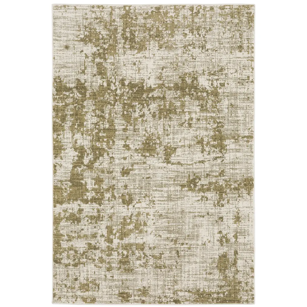 Venice 539W8 Beige/ Gold Indoor Area Rug - 9'10