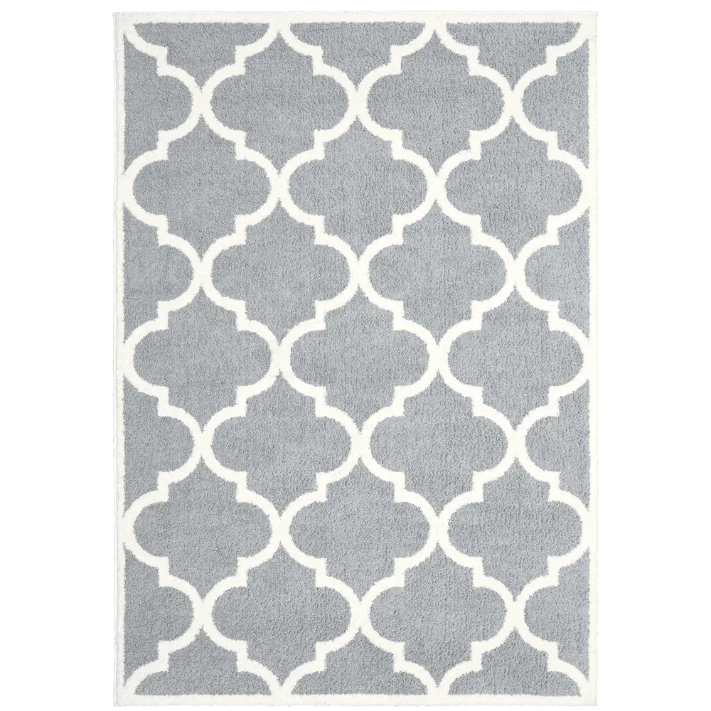 Verona 529H6 Grey/ Ivory Indoor Area Rug - 5'3