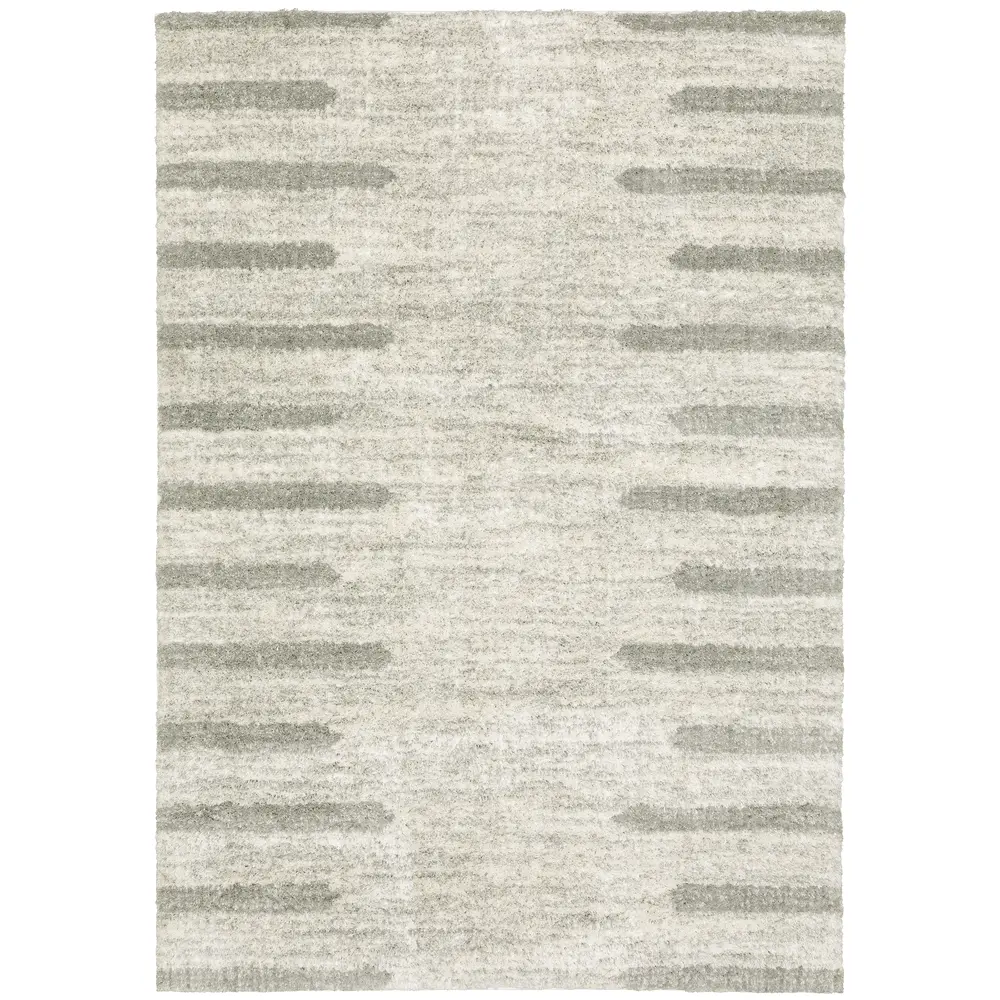 Verona 5605H Ivory/ Grey Indoor Area Rug - 6'7