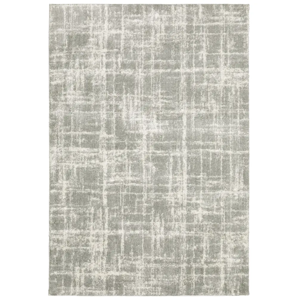 Verona 142E6 Grey/ Ivory Indoor Area Rug - 9'10