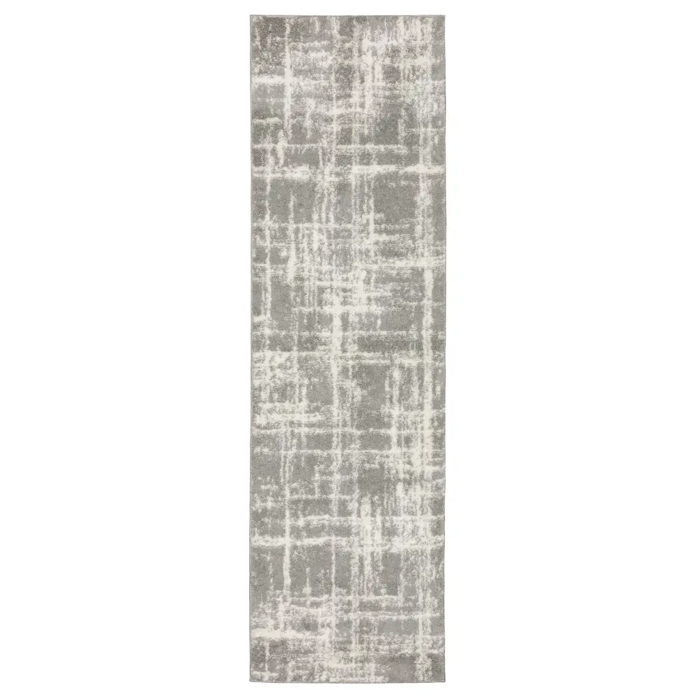 Verona 142E6 Grey/ Ivory Indoor Area Rug - 2'3