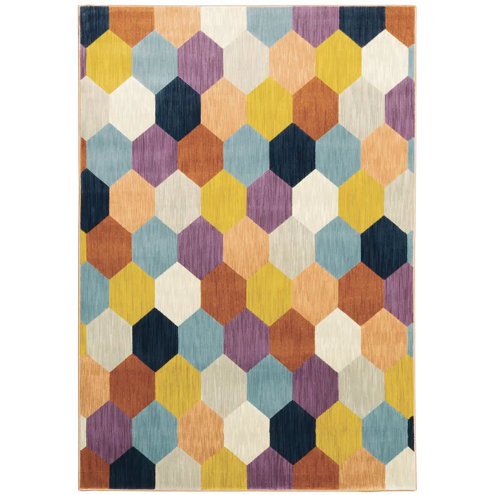 Xanadu 093W6 Multi-colored Indoor Area Rug - 9'10