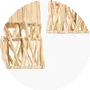 Body: Cream; Shade: Brown; Cord: Translucent