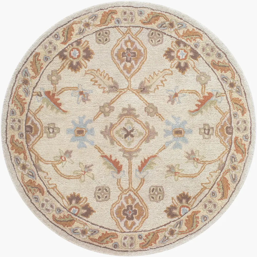 Caesar CAE-1084 4' x 4' Handmade Rug