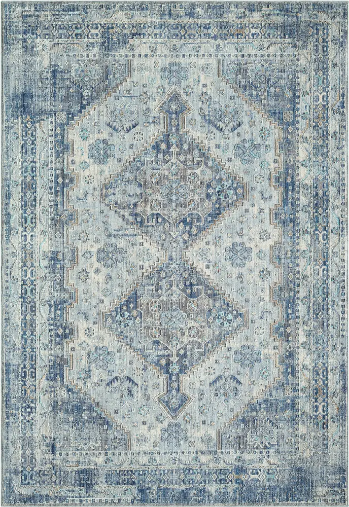 United Weavers Armada Crosswinds Blue Area Rug 5'3