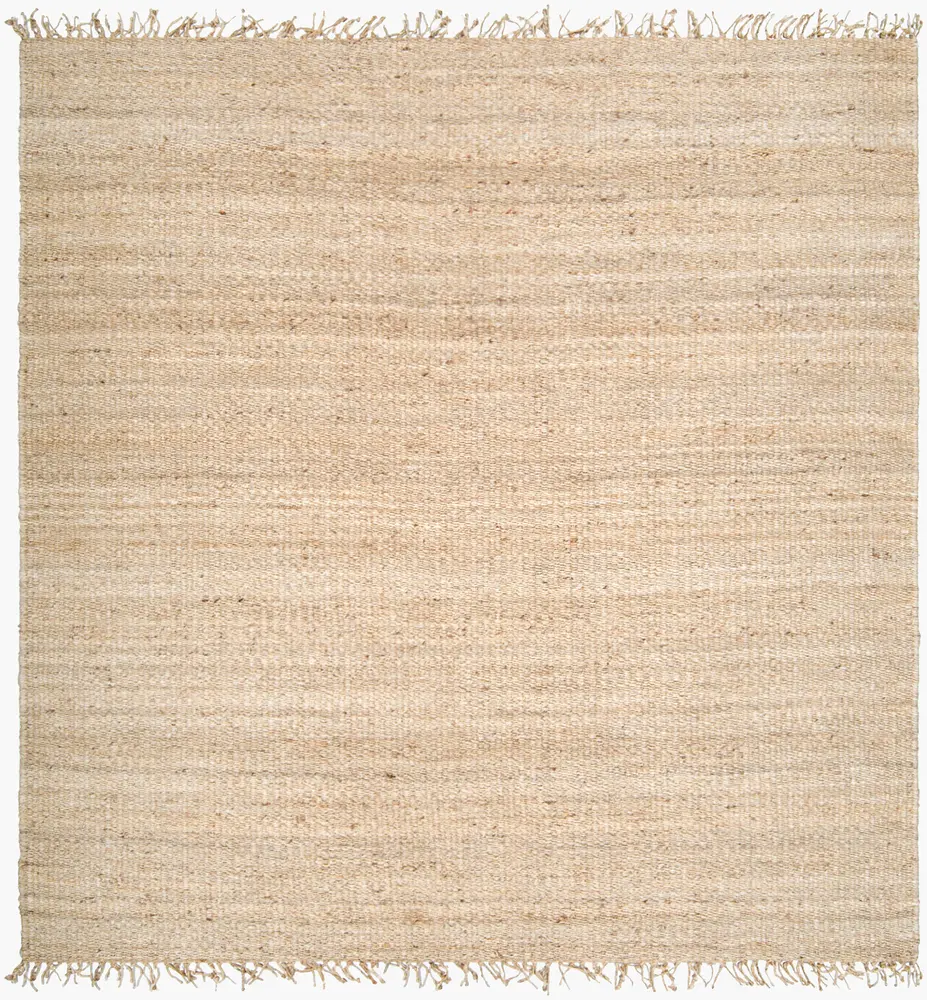 Jute JUTE BLEACH 8' x 8' Handmade Rug