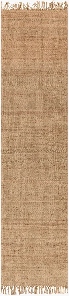 Jute JUTE NATURAL 3' x 12' Handmade Rug