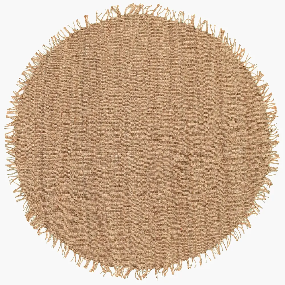 Jute JUTE NATURAL 8' x 8' Handmade Rug