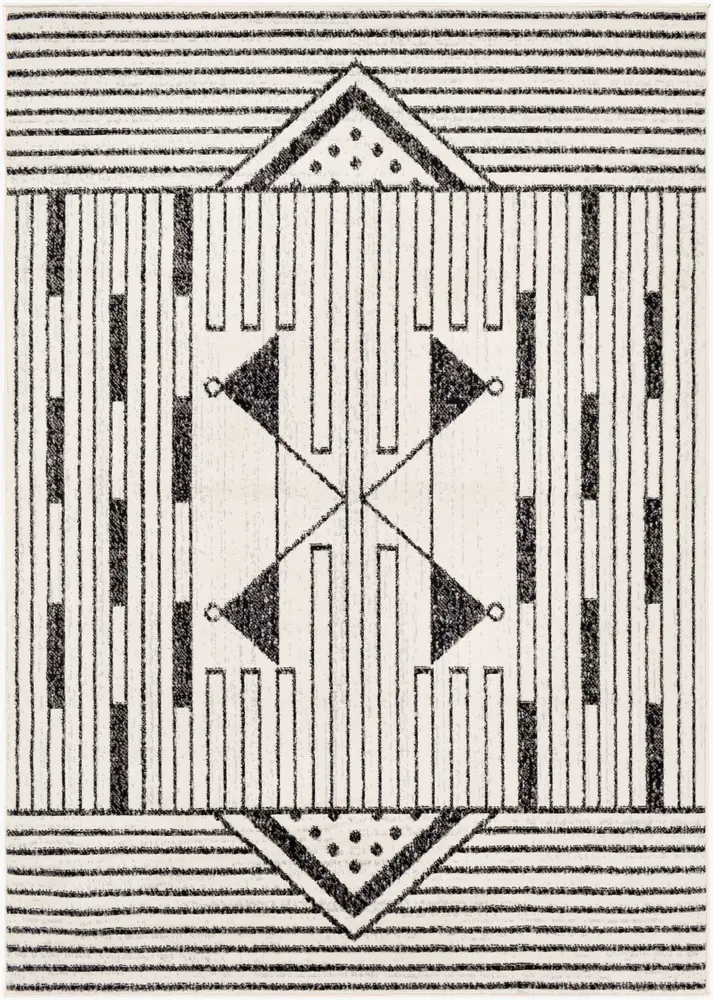Pisa PSS-2316 5' x 7' Machine Woven Rug