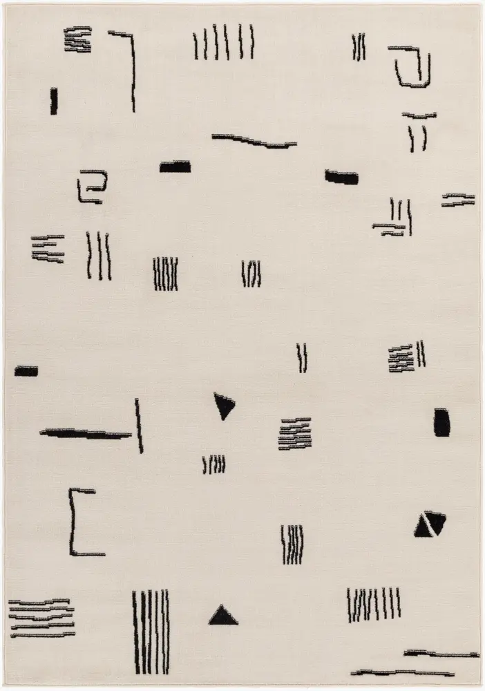 Pisa PSS-2357 5' x 7' Machine Woven Rug