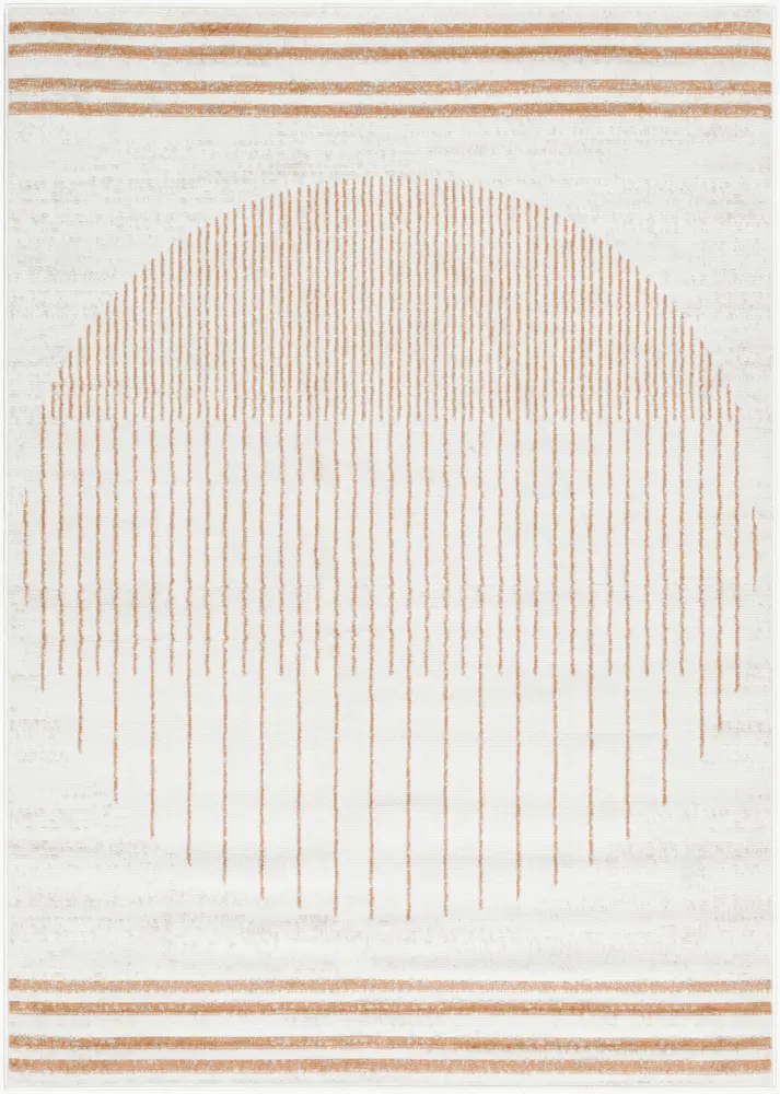 Pisa PSS-2387 5' x 7' Machine Woven Rug