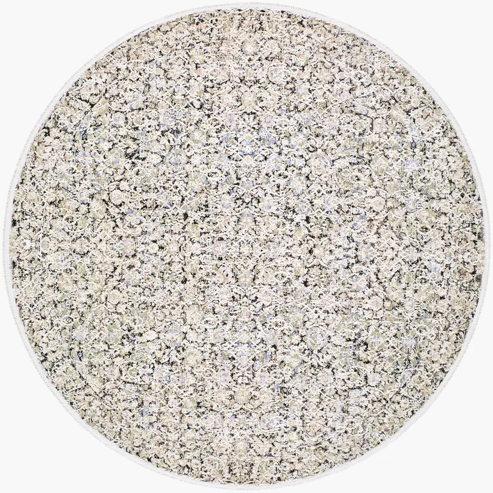 Rivaldo RVD-2300 7' x 7' Machine Woven Rug