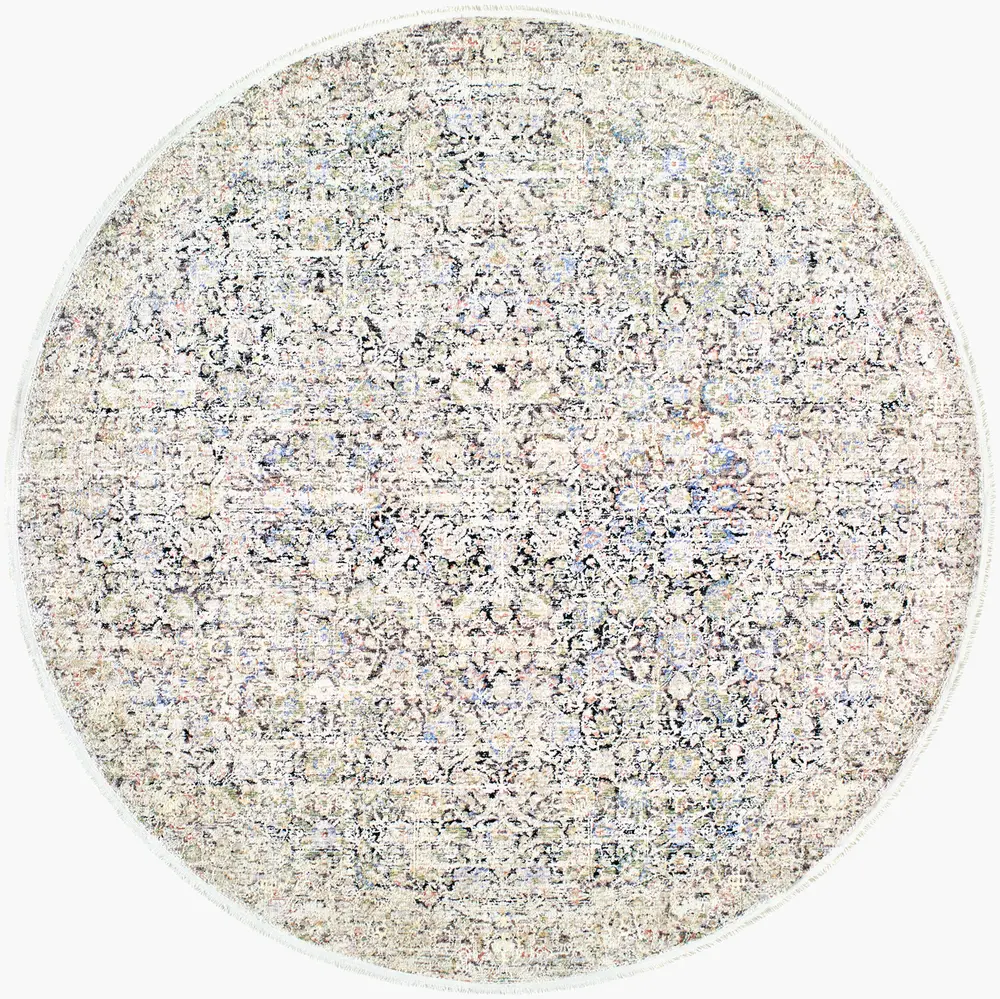 Rivaldo RVD-2302 7' x 7' Machine Woven Rug