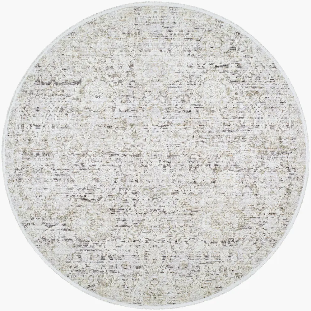 Rivaldo RVD-2303 7' x 7' Machine Woven Rug