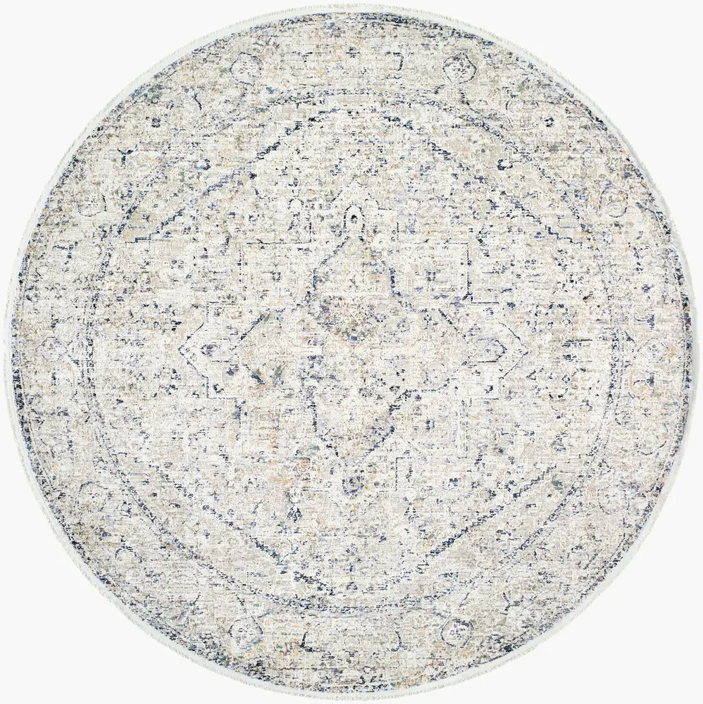 Rivaldo RVD-2307 7' x 7' Machine Woven Rug