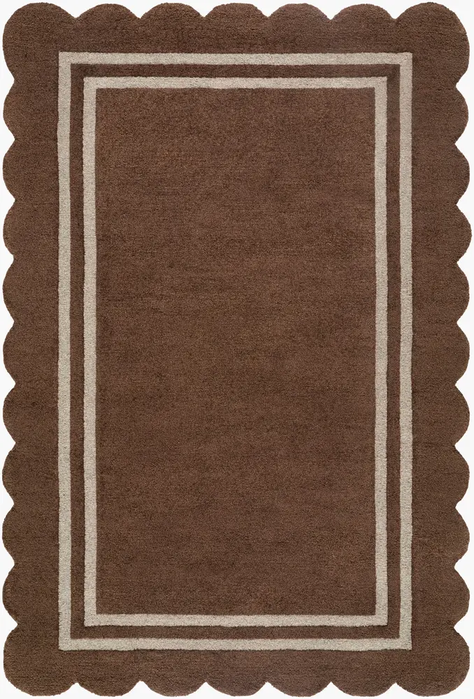 Scalloped SCP-2300 10' x 14' Handmade Rug