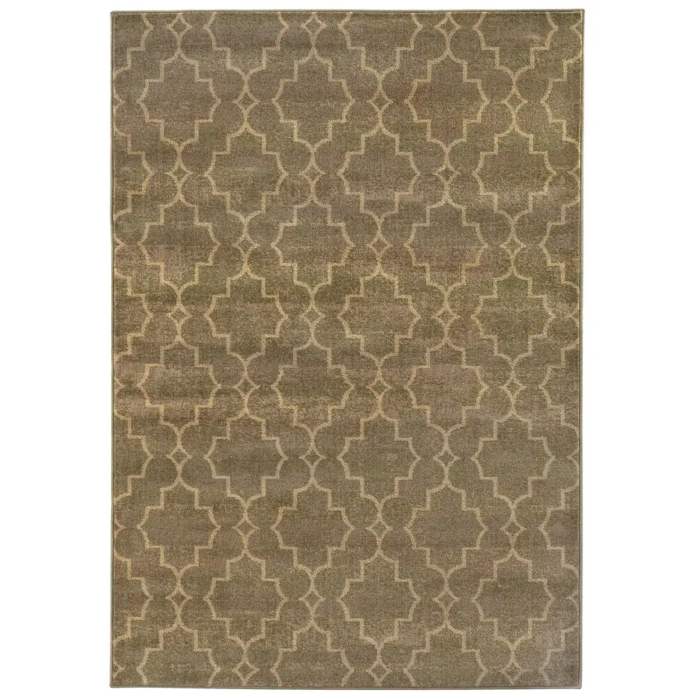 Casablanca 5329B Grey/ Beige Indoor Area Rug - 9'10