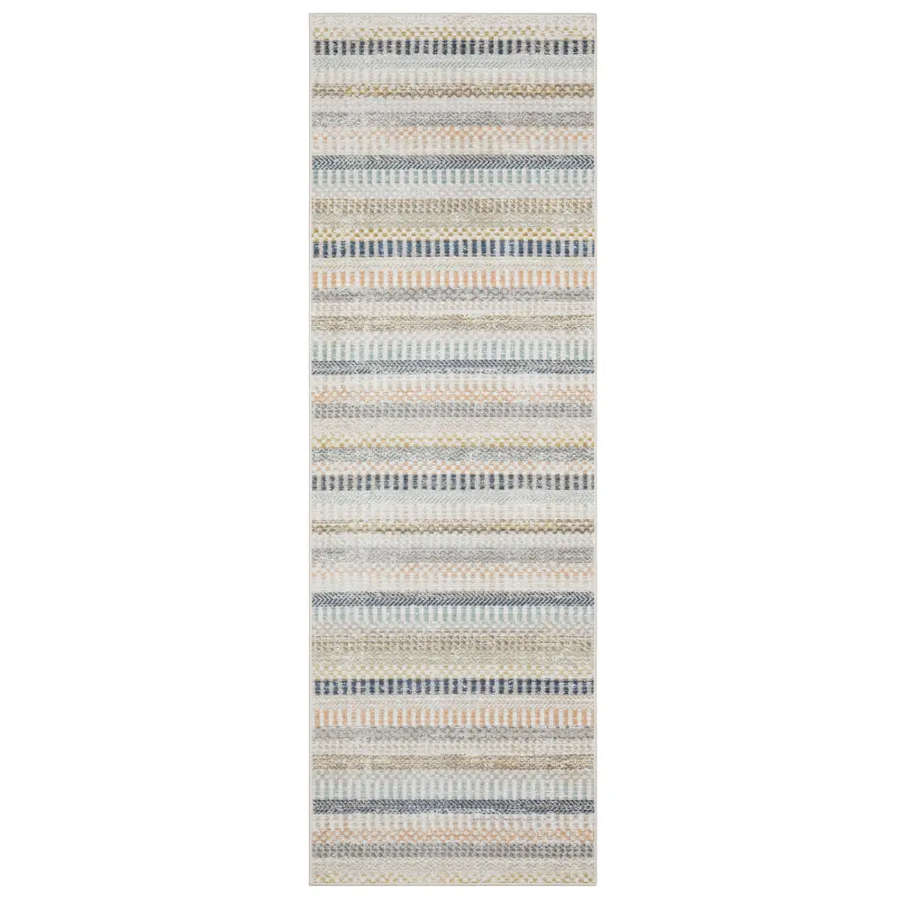 Cavett CAV08 Ivory/ Multi Indoor Area Rug - 2'7